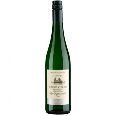 Белое полусухое вино Вайнхаус Шнайдер Гевюрцтраминер 2021 (Пфальц)